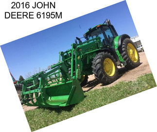 2016 JOHN DEERE 6195M