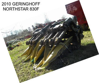 2010 GERINGHOFF NORTHSTAR 830F