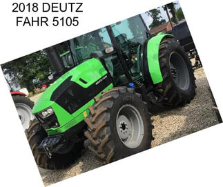 2018 DEUTZ FAHR 5105