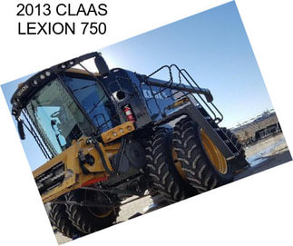 2013 CLAAS LEXION 750