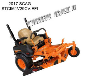 2017 SCAG STCII61V29CV-EFI