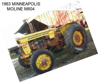 1963 MINNEAPOLIS MOLINE M604