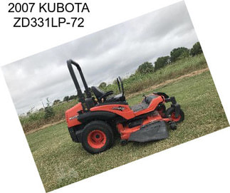 2007 KUBOTA ZD331LP-72