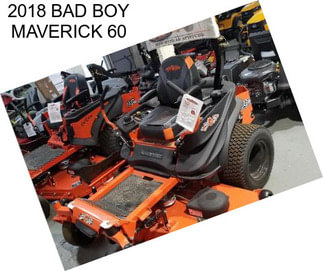 2018 BAD BOY MAVERICK 60