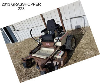 2013 GRASSHOPPER 223