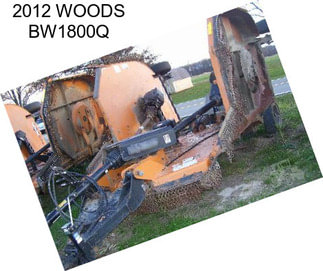 2012 WOODS BW1800Q