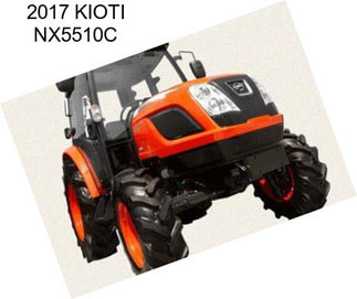 2017 KIOTI NX5510C