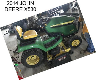 2014 JOHN DEERE X530