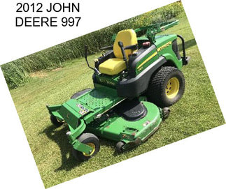 2012 JOHN DEERE 997