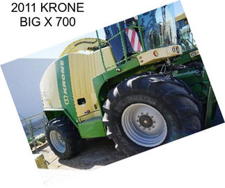 2011 KRONE BIG X 700
