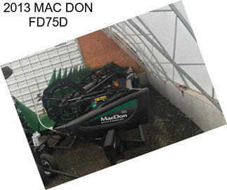 2013 MAC DON FD75D