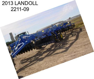 2013 LANDOLL 2211-09