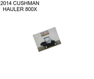 2014 CUSHMAN HAULER 800X