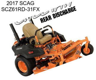 2017 SCAG SCZ61RD-31FX