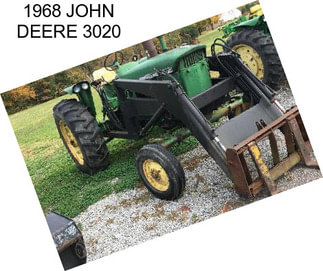 1968 JOHN DEERE 3020