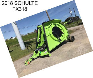 2018 SCHULTE FX318