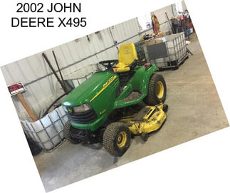 2002 JOHN DEERE X495