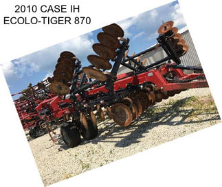 2010 CASE IH ECOLO-TIGER 870