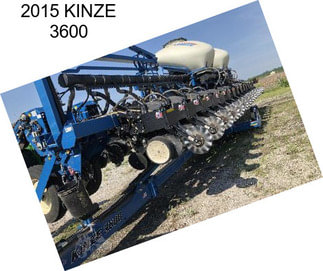 2015 KINZE 3600