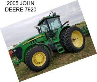 2005 JOHN DEERE 7920