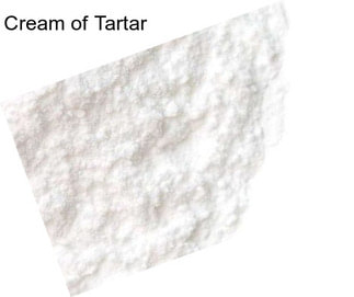 Cream of Tartar