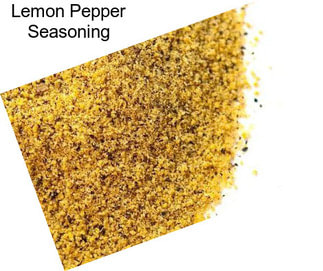 Lemon Pepper Seasoning