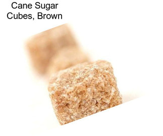 Cane Sugar Cubes, Brown