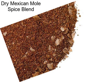 Dry Mexican Mole Spice Blend