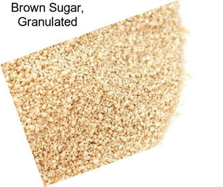 Brown Sugar, Granulated