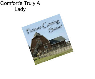 Comfort\'s Truly A Lady