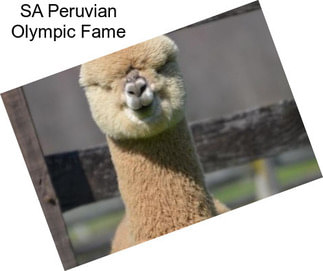 SA Peruvian Olympic Fame