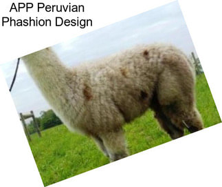 APP Peruvian Phashion Design