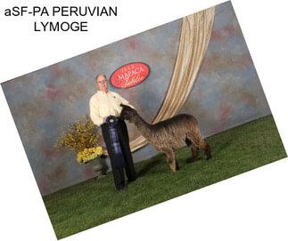 ASF-PA PERUVIAN LYMOGE