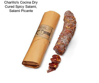 Charlito\'s Cocina Dry Cured Spicy Salami, Salami Picante