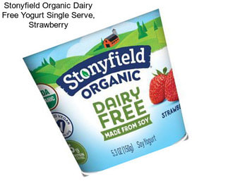 Stonyfield Organic Dairy Free Yogurt Single Serve, Strawberry