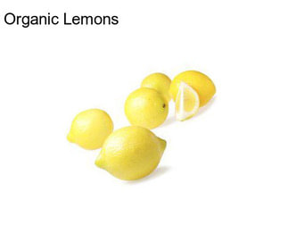 Organic Lemons