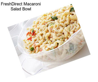 FreshDirect Macaroni Salad Bowl