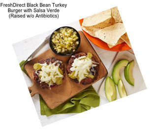 FreshDirect Black Bean Turkey Burger with Salsa Verde (Raised w/o Antibiotics)