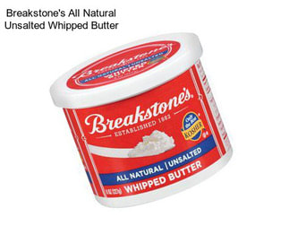 Breakstone\'s All Natural Unsalted Whipped Butter