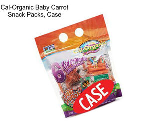 Cal-Organic Baby Carrot Snack Packs, Case