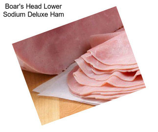 Boar\'s Head Lower Sodium Deluxe Ham