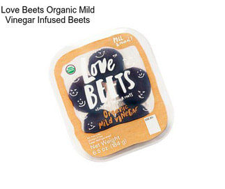 Love Beets Organic Mild Vinegar Infused Beets