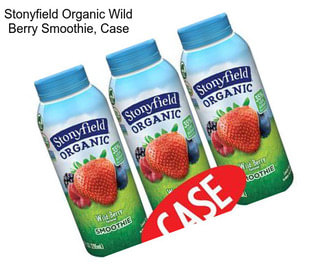 Stonyfield Organic Wild Berry Smoothie, Case