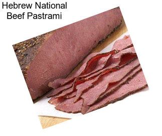 Hebrew National Beef Pastrami