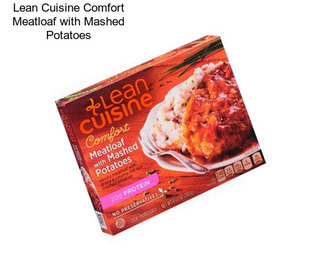 Lean Cuisine Comfort Meatloaf with Mashed Potatoes