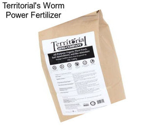 Territorial\'s Worm Power Fertilizer