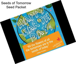 Seeds of Tomorrow Seed Packet