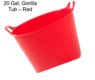 20 Gal. Gorilla Tub – Red