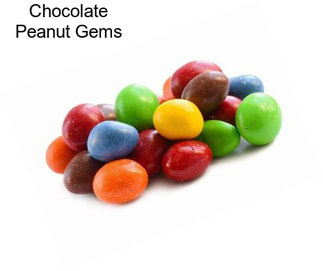 Chocolate Peanut Gems