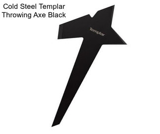 Cold Steel Templar Throwing Axe Black